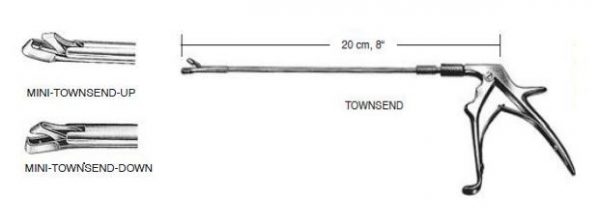 Pensa biocervicala Townsend, instrument complet, 20 cm